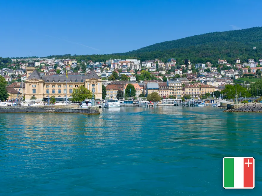 Le port et le lac de Neuchâtel